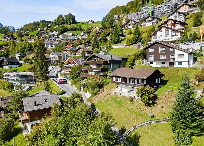 Sunny Design Chalet In Engelberg With Spectacular View On Mount Titlis