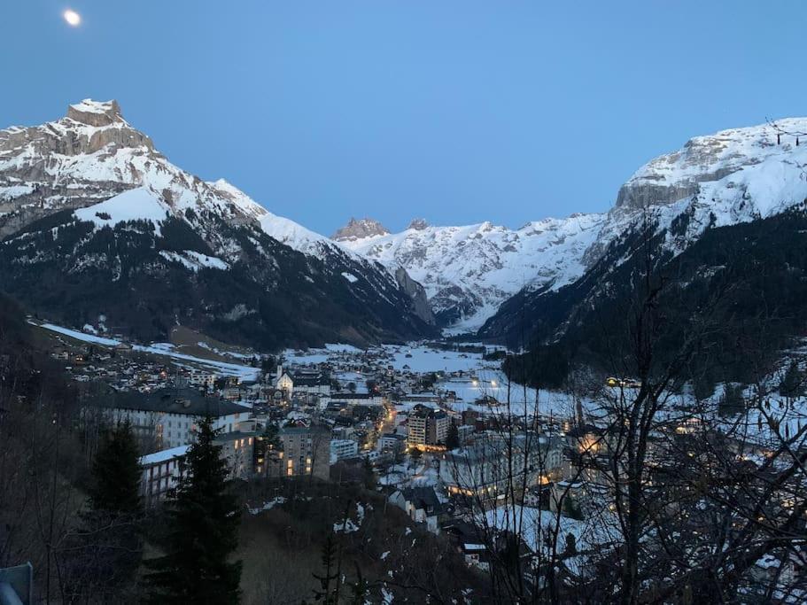 Sunny Design In With Spectacular View On Mount Titlis Chalet Engelberg